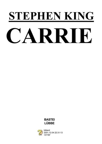 Carrie: Roman