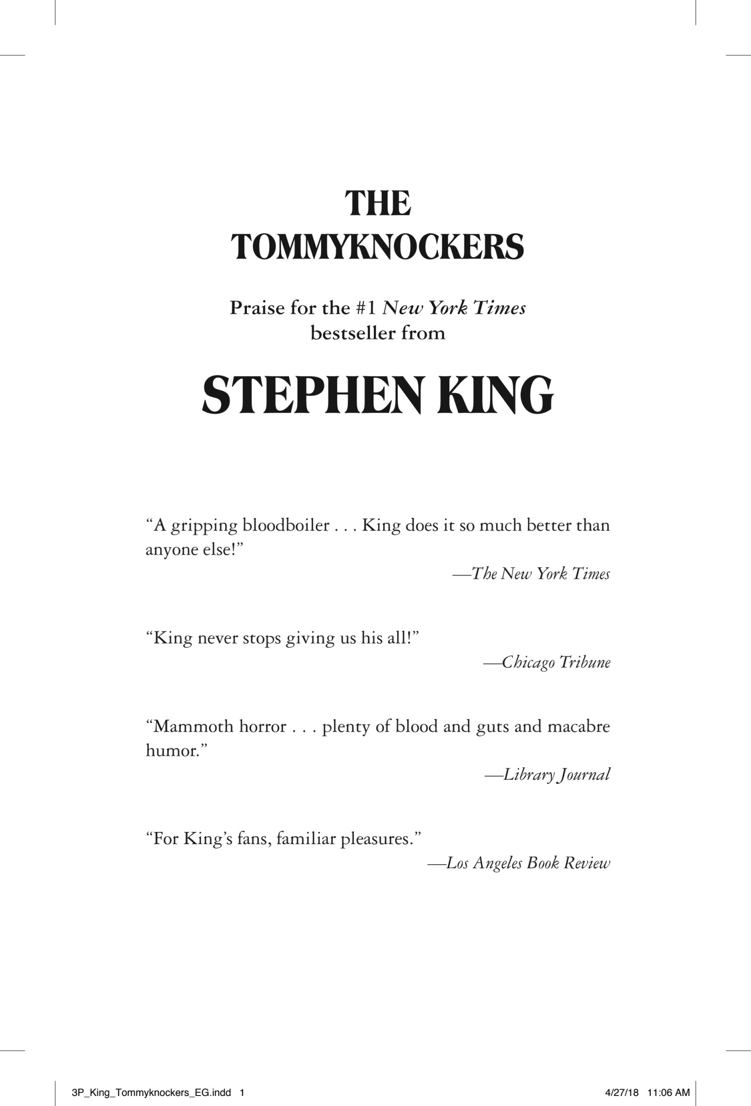 The Tommyknockers
