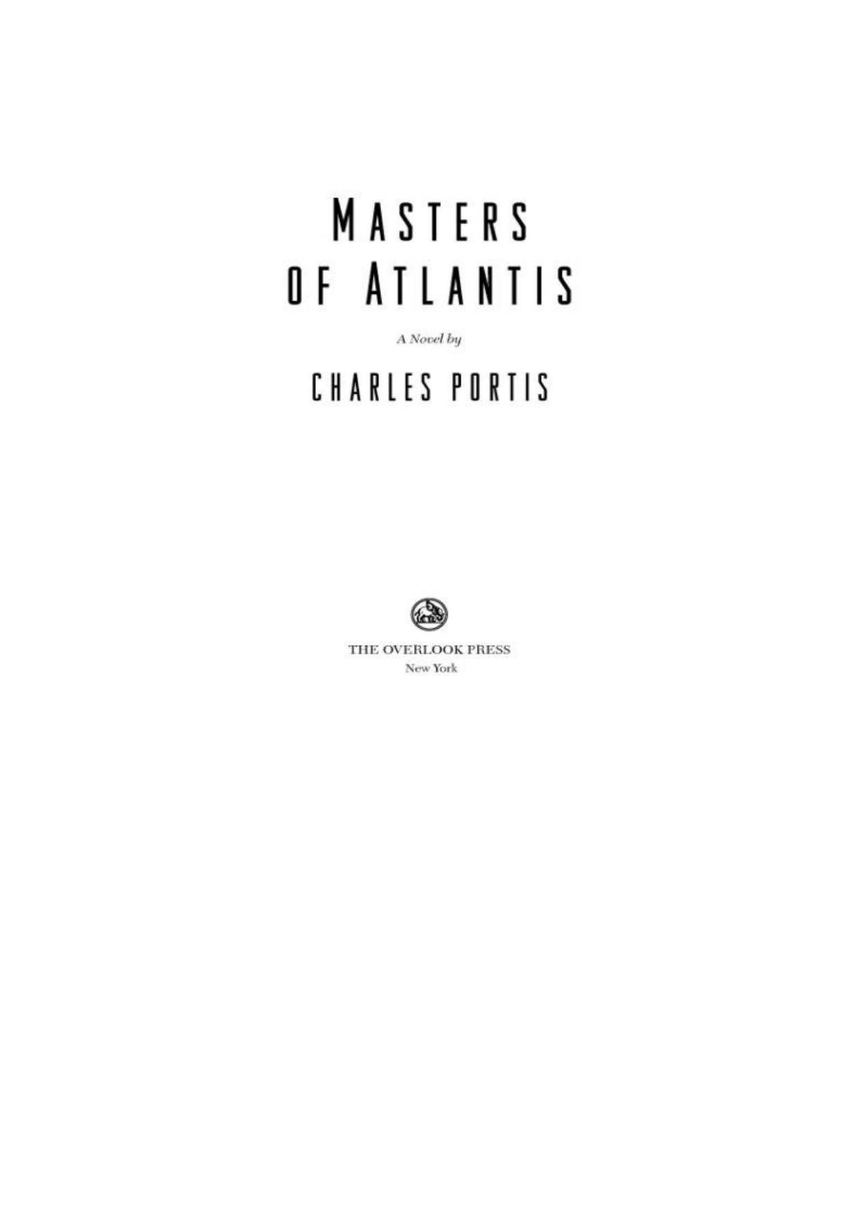 The Masters of Atlantis