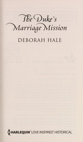 The Duke's Marriage Mission